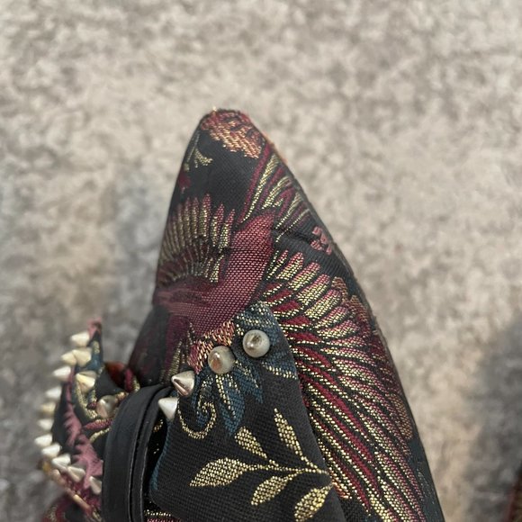 GUC Sam Edelman Raisa studded bow brocade ballet flats - Picture 7 of 13
